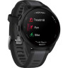 Смарт-часы GARMIN FORERUNNER 165, черный/сланцево-серый силиконовый ремешок 010-02863-20